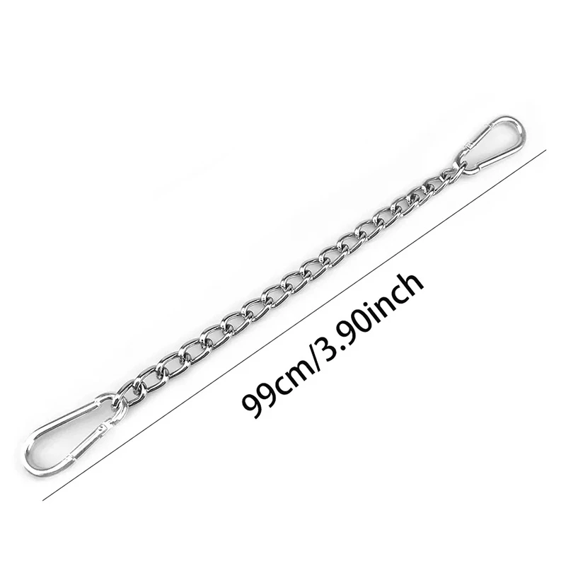 Hanging Chair Chain With 2 Carabiners, Heavy Duty Porch Swing Hammock Chain Kit,For Hammock Swings(99Cm) 6