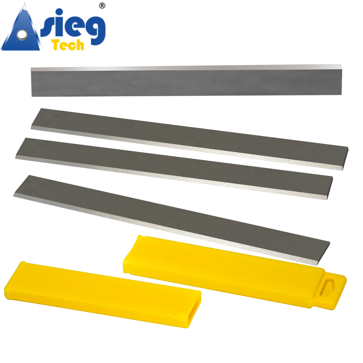 203&times;19&times;3mm Planer Blades Planing Knives Resharpenable for Woodworking Tool Thicknesser Planer-Set of 4 Pieces