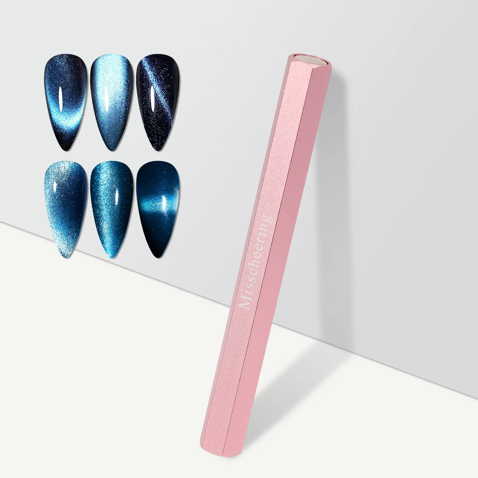 Professional Double-Ended Hexagonal Magnetic Nail Art Pen