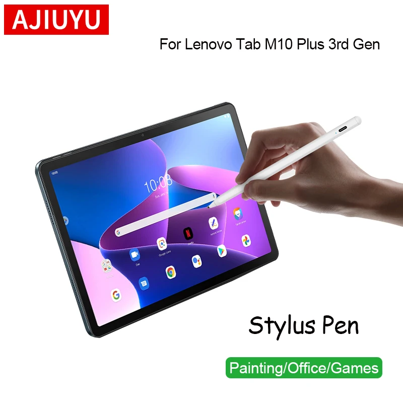 Lenovo Pen Plus (Compatible with Tab P12 and Tab M10 5G) Stylus (Grey) –  NewUnbox