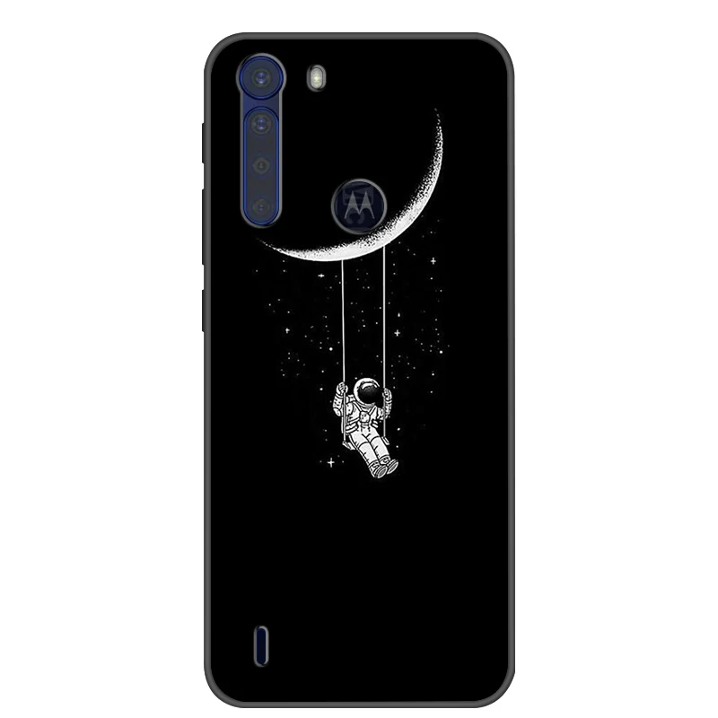 Fashionable Cool Soft Silicone Cover for Motorola One Fusion+ Phone