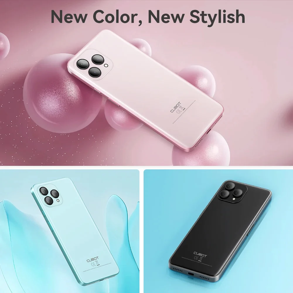 Cubot P80 Cheap 4G Smartphone Octa Core 8GB+512GB 6.583Inch FHD Screen 48MP Camera Android 13.0 Mobile Phone 5200mAh Battery NFC