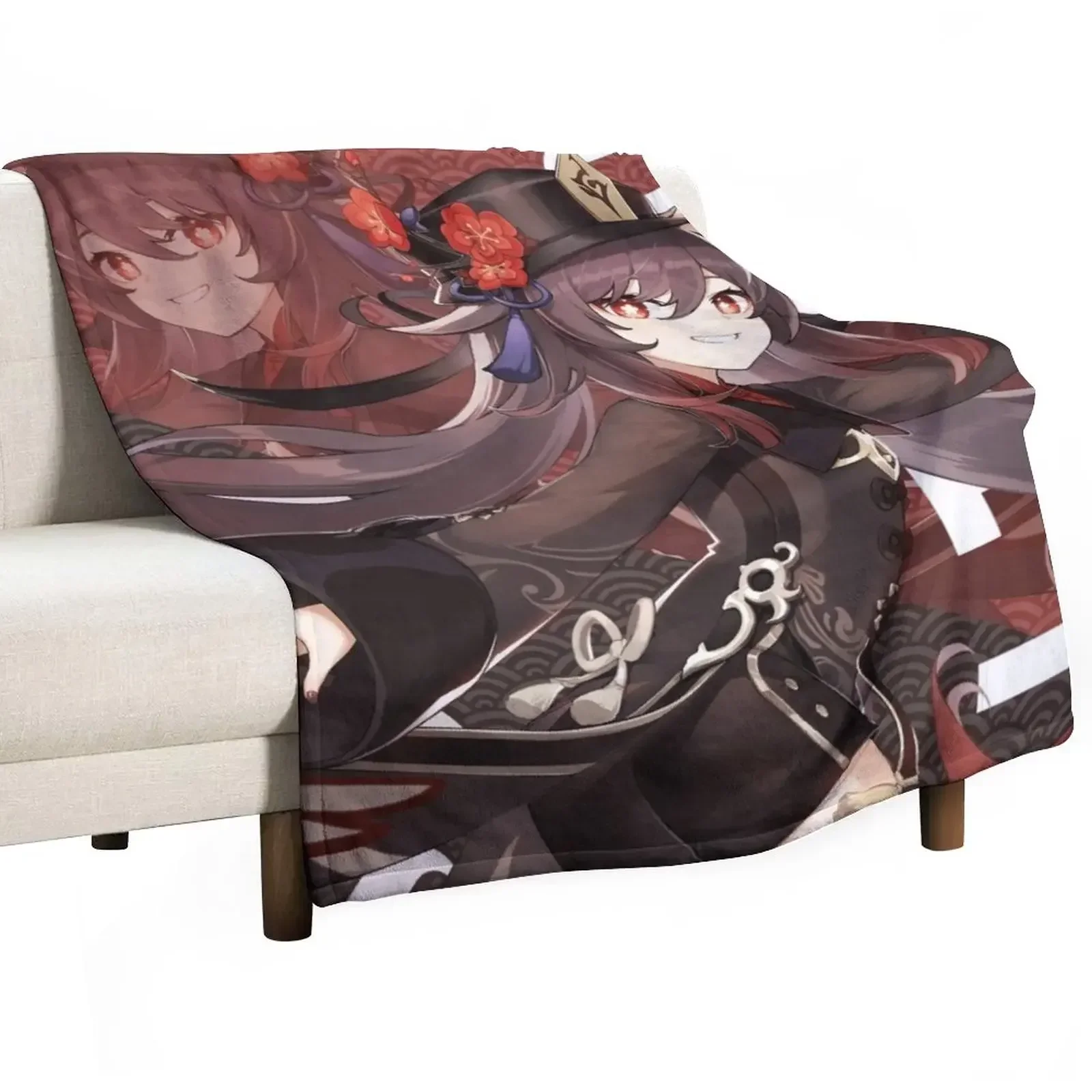 

HuTao | Genshin Impact Throw Blanket Giant Sofa Comforter Blankets