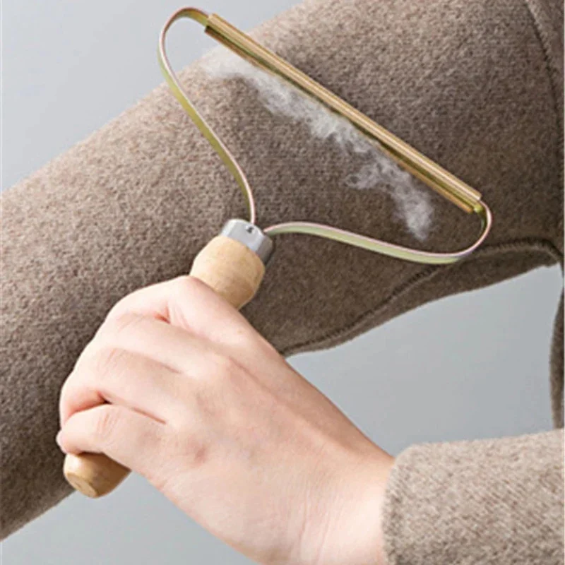 Portable Manual Hair Removal Agent Carpet Wool Coat Clothes Shaver Brush Tool Coat Double Sided Hair Removal Ball Knitting Tool 3