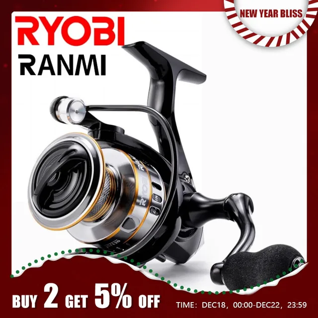 RYOBI RANMI RY gulungan pancing Spinning, Reel pancing air asin dan air  tawar, Reel pancing bingkai logam ultra-ringan halus dan kuat kecepatan  tinggi - Flip Shop Digital