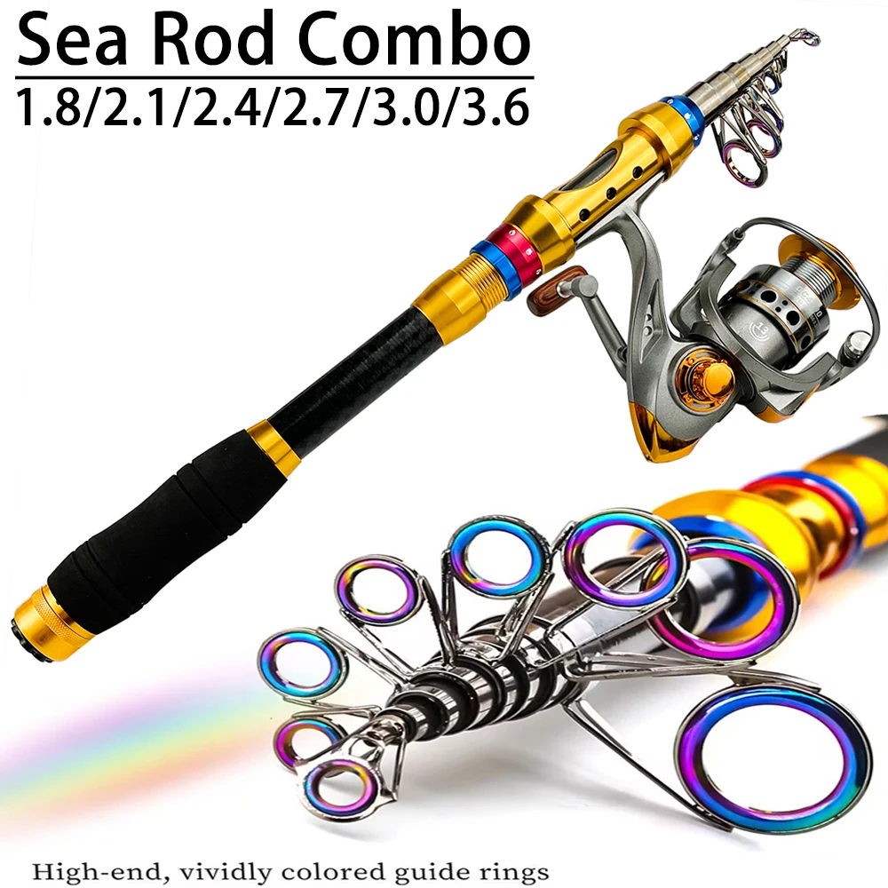  slider image of 1.8-3.6m Telescopic Fishing Rod
