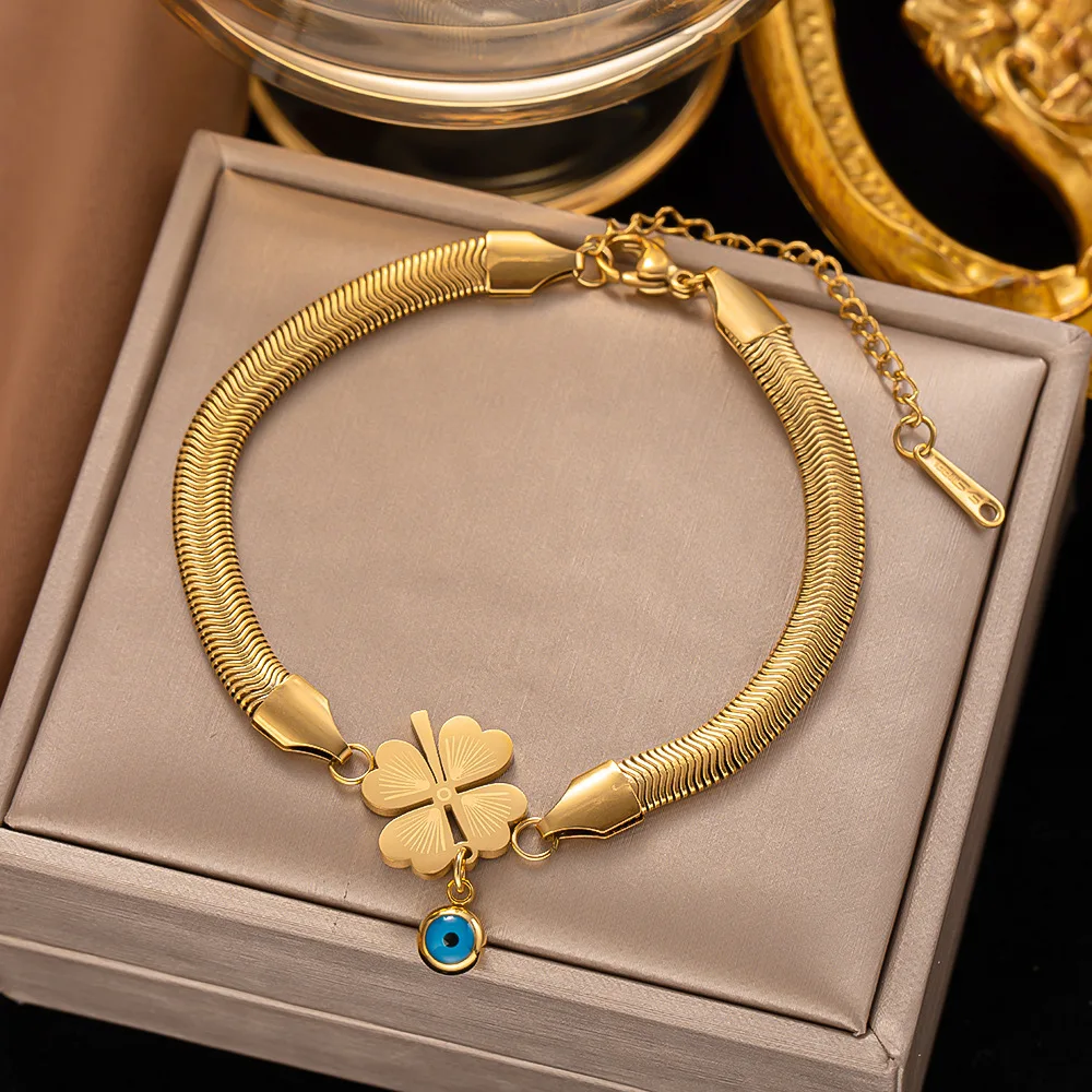 Charm bracelet 316L Stainless Steel Women Men Tree of Life Zircon Rustproof Wrist Jewelry Gift Party Trendy