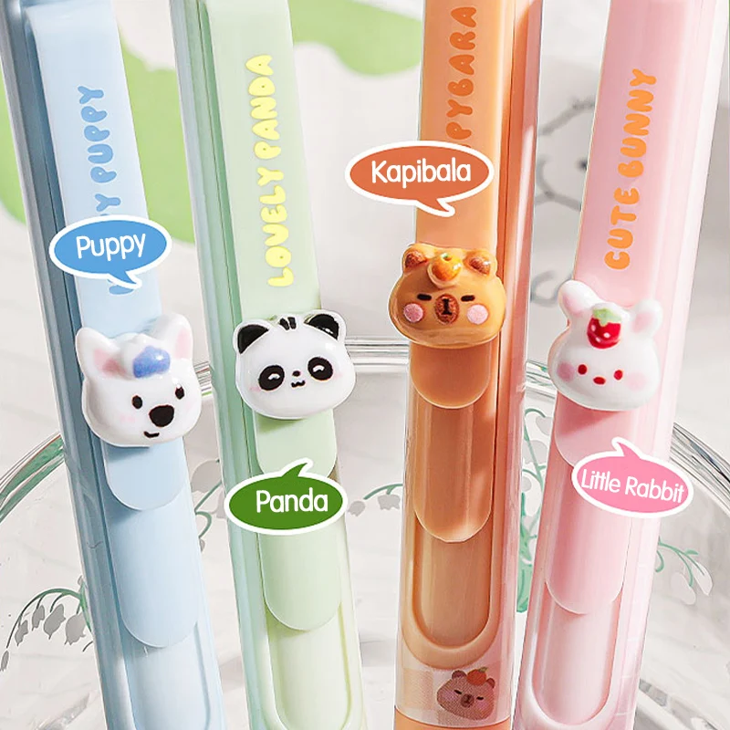 4-Pack Erasable Gel Pens with Replaceable Cores for Smooth, Quick-Drying Writing