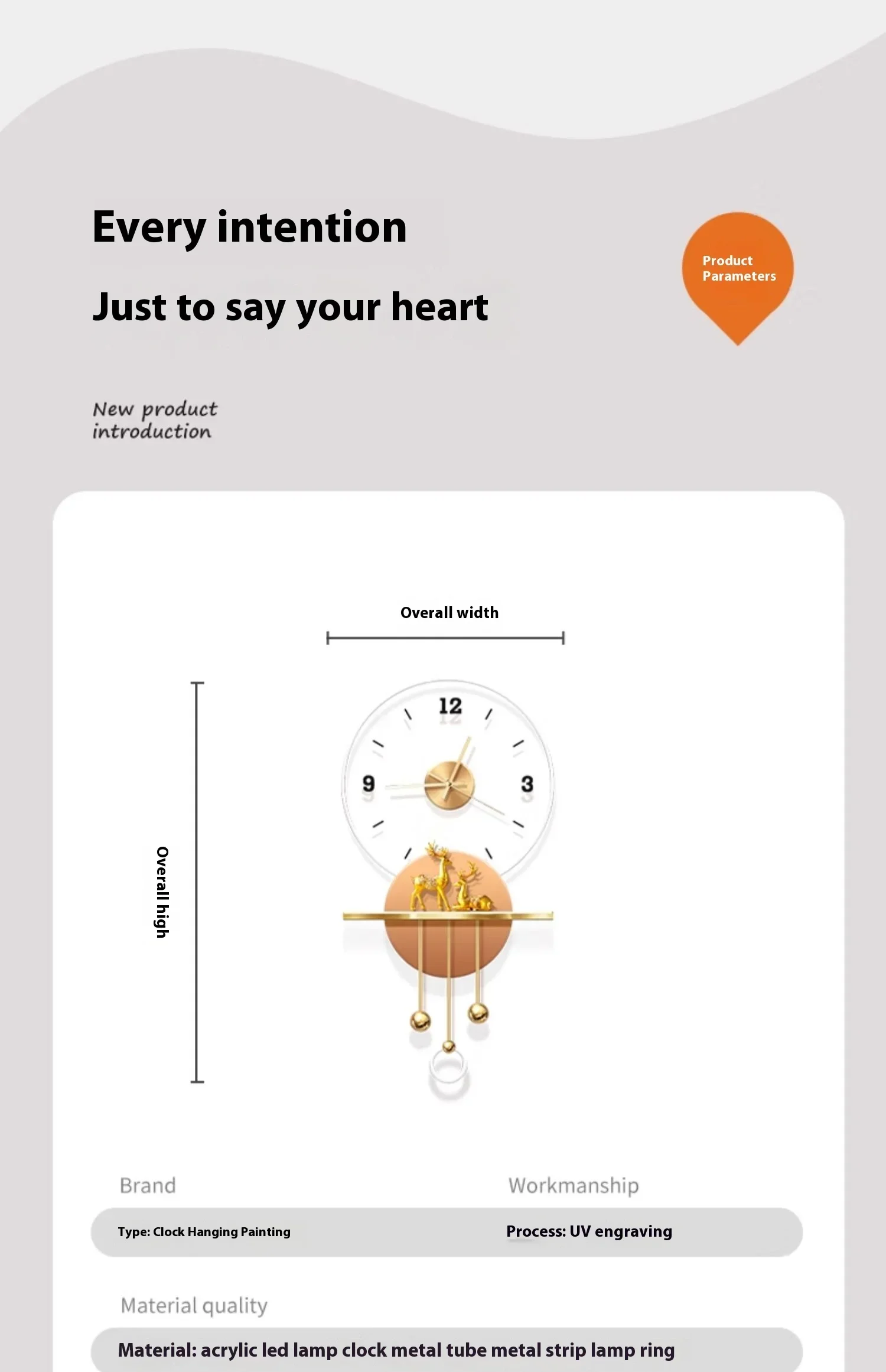 Led Luxury Clock Wall Art Mural Modern Creative Fashion Large Mechanism Interior Cute Wall Watch Minimalist Wanduhr Home Decor
