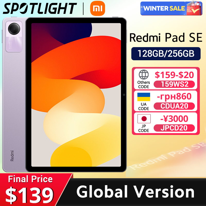 Xiaomi Redmi Pad SE 11 6GB/128GB 8GB/256GB Wifi EU Charger Global Version