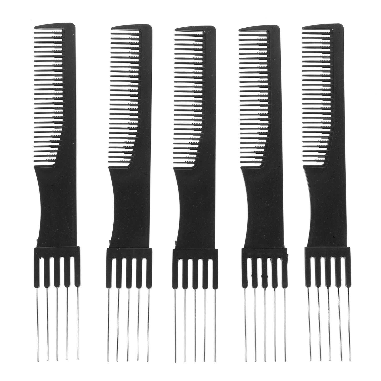 

Steel Needle Fork Comb in Premium Hairdressing Professional Styling Tool Hair Comb Hair Insert Needle Comb