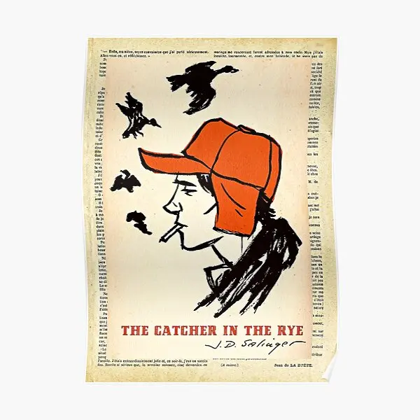 The Catcher In The Rye By Jd Salinger Poster Funny Modern Picture Painting Art Vintage Room Home Wall Decor Murale No Frame