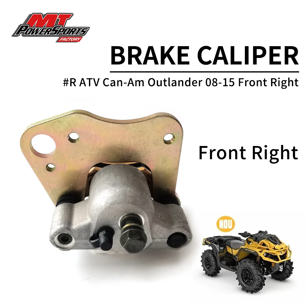 

Motorcycle Front Right Brake Caliper For ATV Can-Am Outlander 400cc 500cc 650cc 800cc 2008-2015 With Pads Motorcycle Accessories