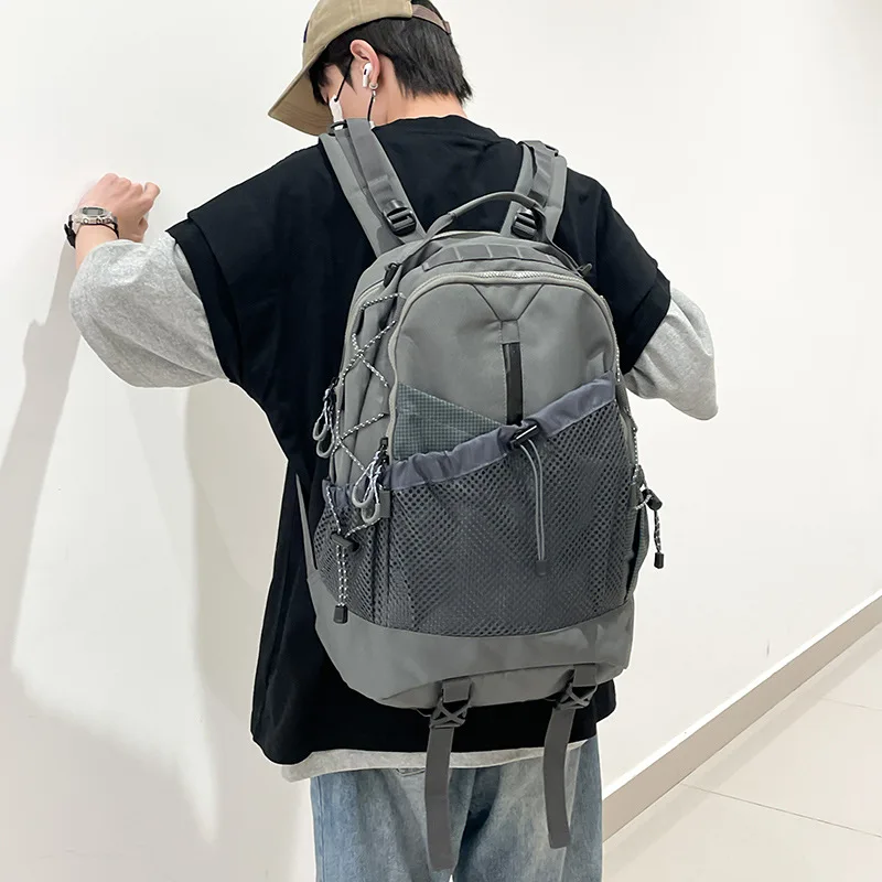 Outdoor Hiking Bag Laptop Knapsack Travel Camping Fishing Backpack ...