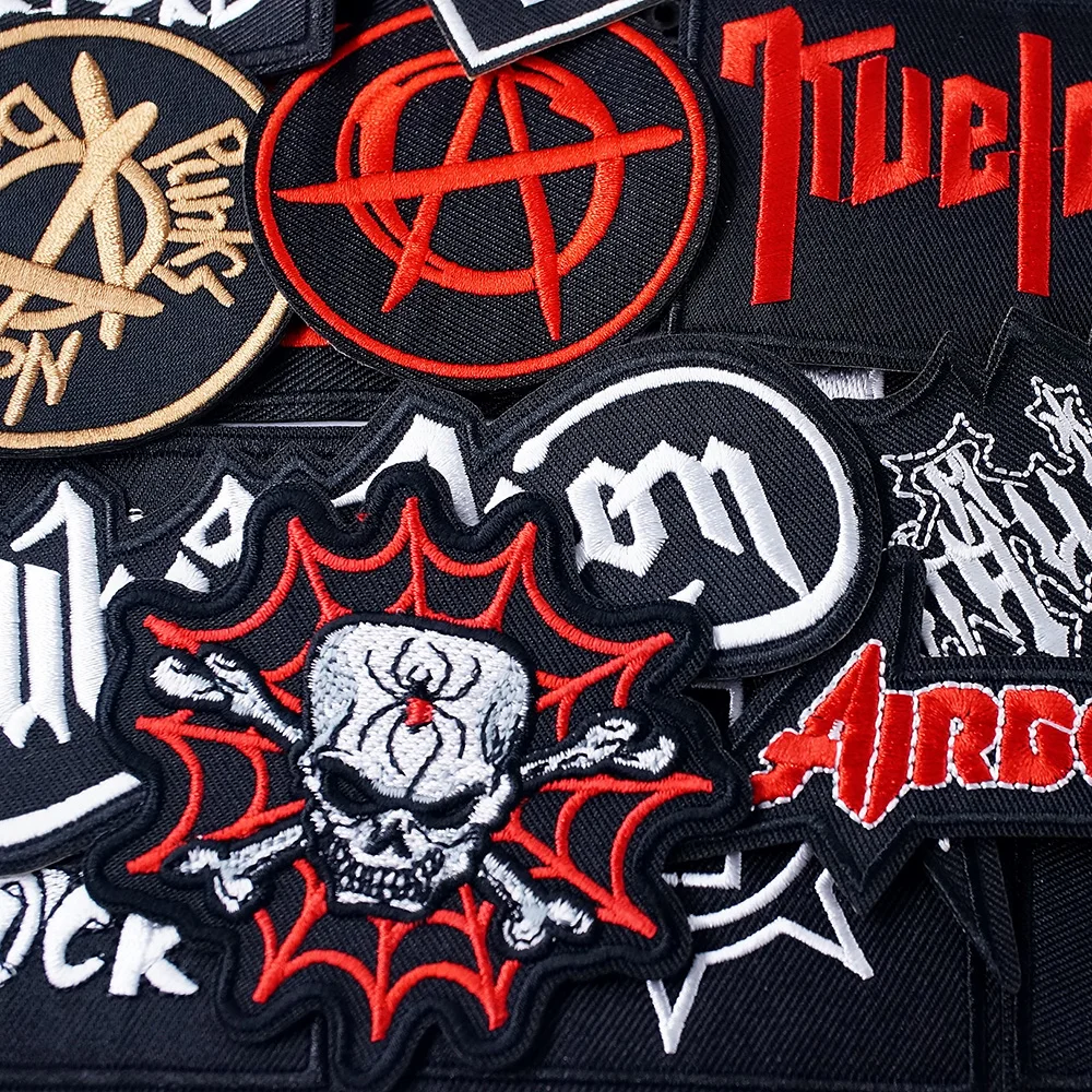 30 Pcs Ensemble De Patch De Groupe De Punk Rock Patchs Thermocollants