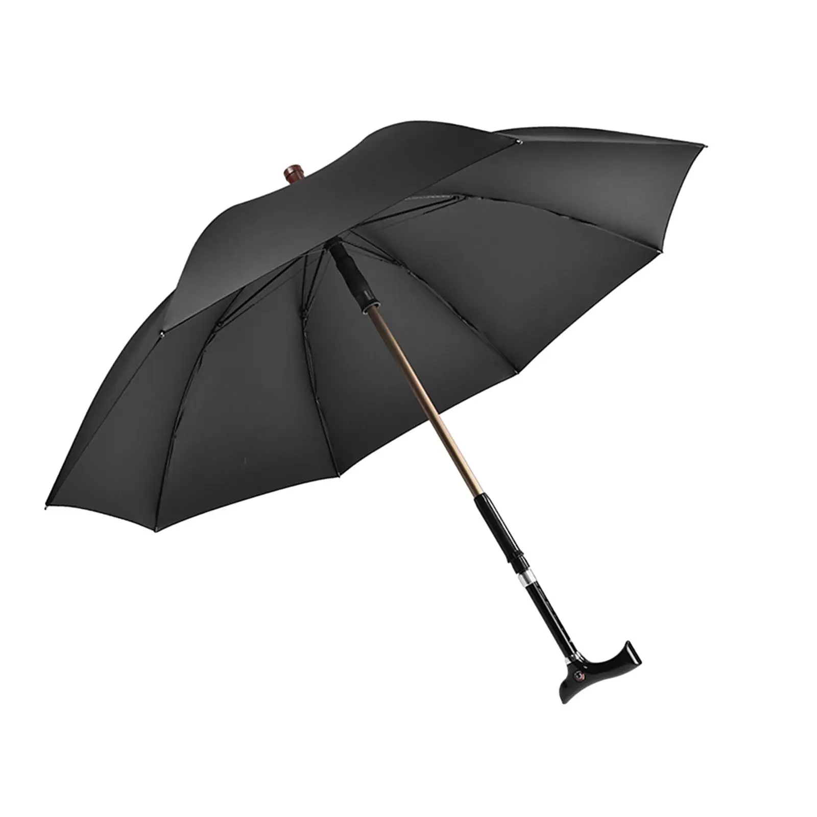Rain Umbrella 2 in 1 Design Walking Rod Umbrella for Elderly Rain Umbrella 2 in 1 Design Walking Rod Umbrella for Elderly