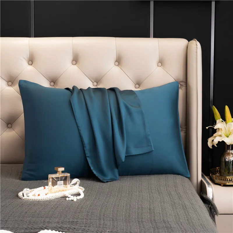 Luxurious Natural Silk Pillowcase - Ultra-Soft Solid Color Bedding Cover