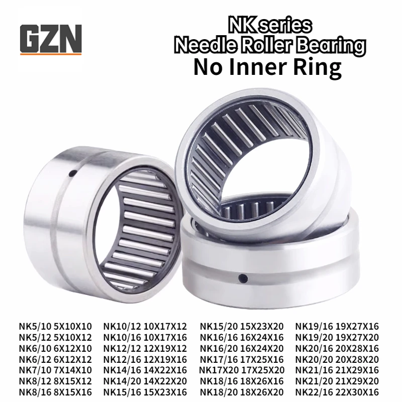 1PCS Needle Roller Bearings Without Inner Ring NK 5/12 6/12 26/20 26X34X20 Inne 5 6 7 8 9 10 12