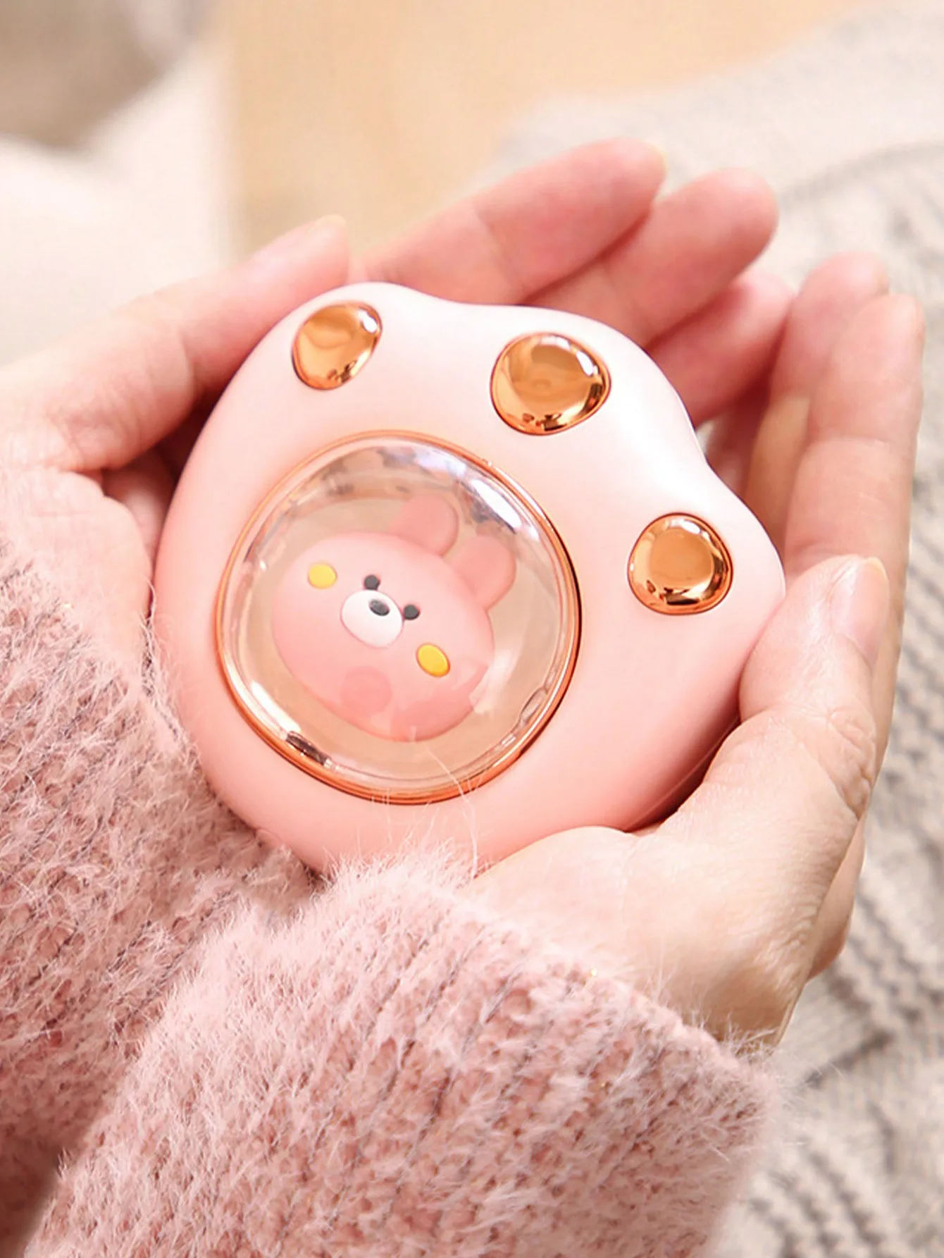 1pc Winter Mini hand warmer Rechargeable hand warmer electronic warmer cute shape usb rechargeable portable