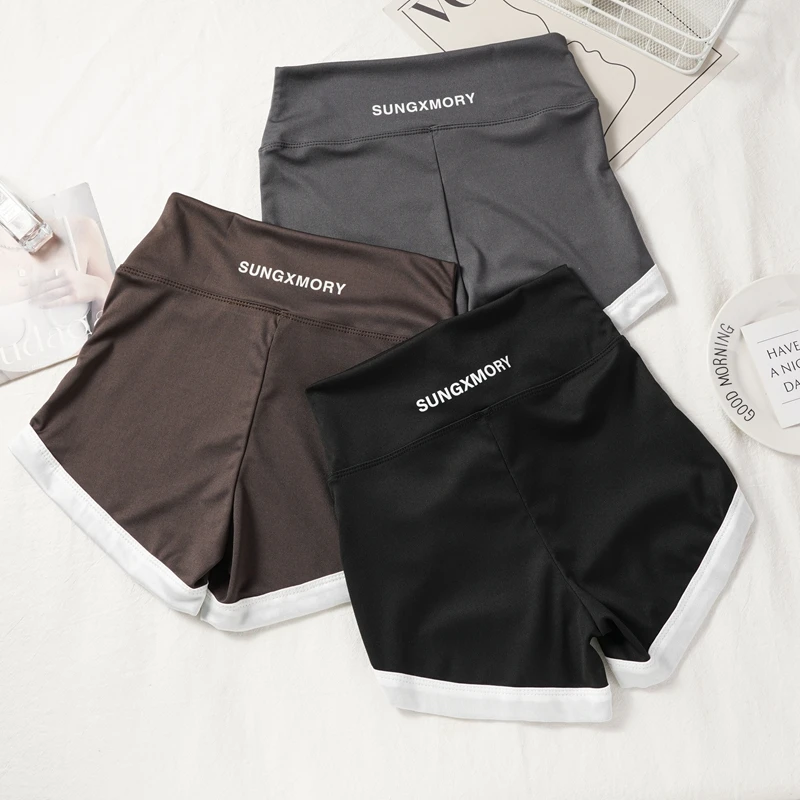 Summer Casual Women Home Shorts Sports Yoga Seamless Loungewear Pants High Waist Thin Short Pant Anti Chafing Safety Undershort_ecoleips.com
