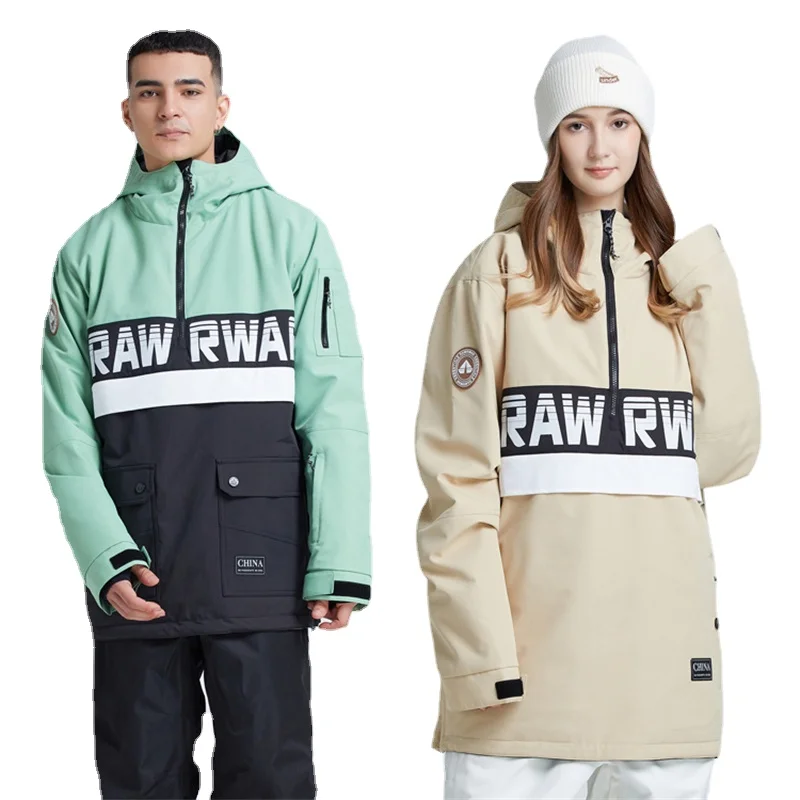 

2022 Outdoor Men Ski Coats Hooded Woman Snow Jacket Sport Windproof Winter Warm FemaleTracksuit Mountain Snowboard Man Outerwear