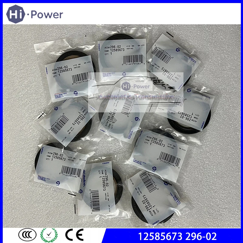 Crankshaft Seal 10PCS Crankshaft Crank Seal For Chevrolet Camaro Trailblazer Hummer H2 H3 Cadillac Escalade Pontiac 12585673