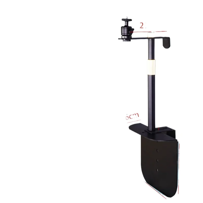Compact Steel Frame Desktop Projector Stand with Zero-Shake Stability and No-Installation Design