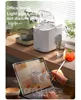Hicon Electric Ice Maker 15KG/24H Bullet Cylindrical Home Ice Cube Making Machine Countertop For Commercial Small Milk Tea Shop 5