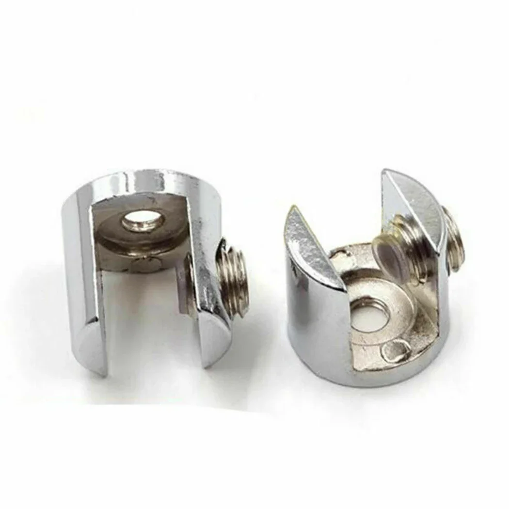 Description Picture 6 of item10pcs Zinc Alloy Glass Shelf Support Clamp Brackets Clip Polished Chrome Shelves For Barhroom Mirror Tight Hardware Parts 6-12mm