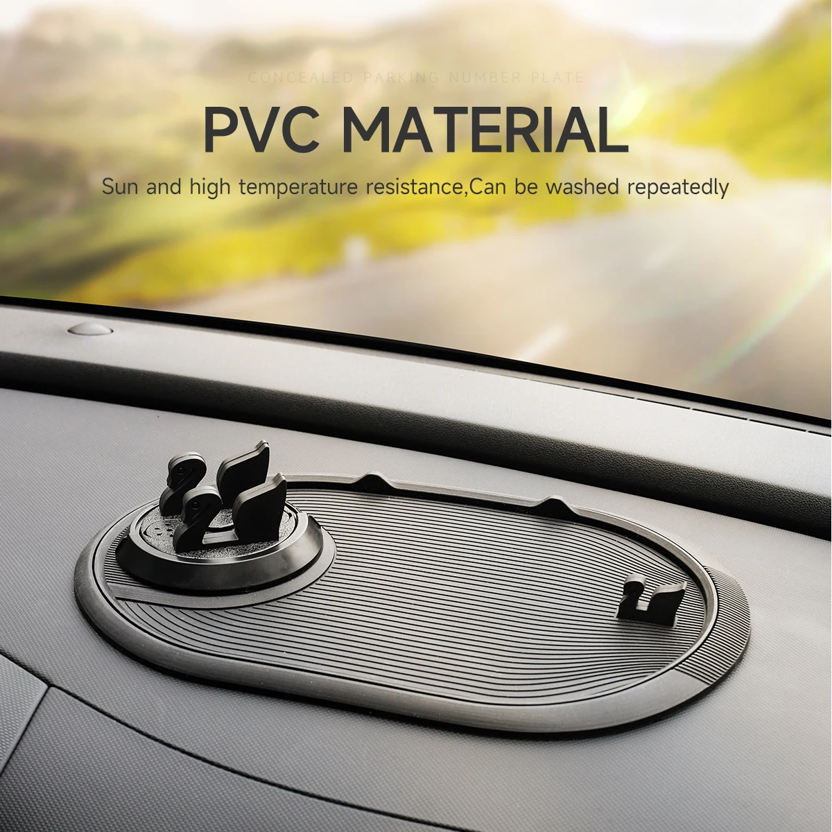 Multi-Function Silicone Anti-Slip Car Dashboard Phone Holder Mat