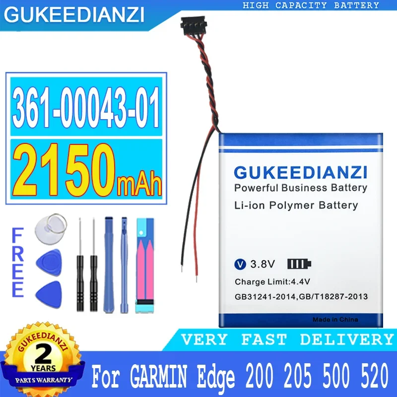 Batteria Per Cellulare Da 2150Mah Per Garmin Edge 200 205 500 520 Edge Explore 820 Gps 520 Plus 520 Plus Batterie Smartphon