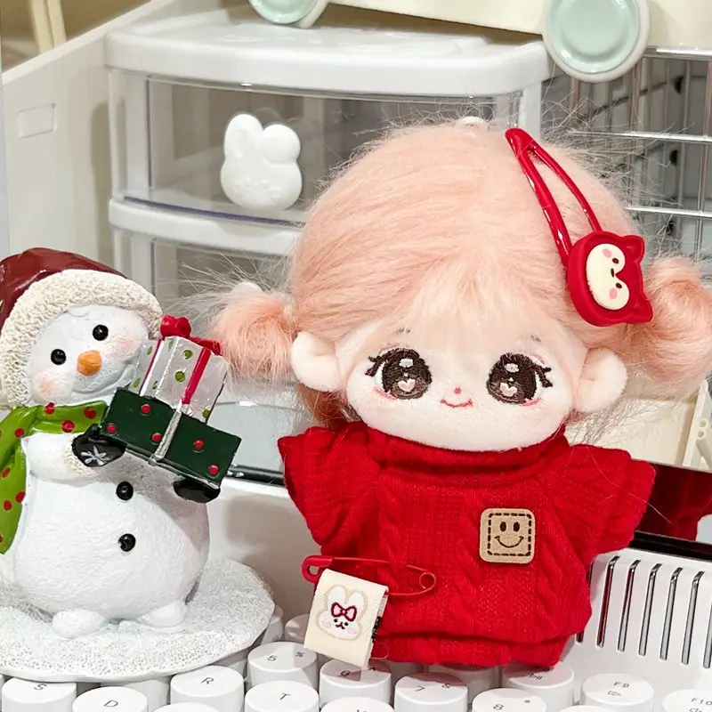 Original Autumn Fashion Warm Casual Sweater Series For 10cm Cotton Doll Outfit Accessories Dolls Dress Up Clothes Kpop Xmas Gift 2