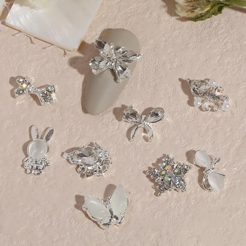 

Стильные украшения для ногтей, стойкие 3D визуальные эффекты, привлекательные подвески для ногтей, блестящие