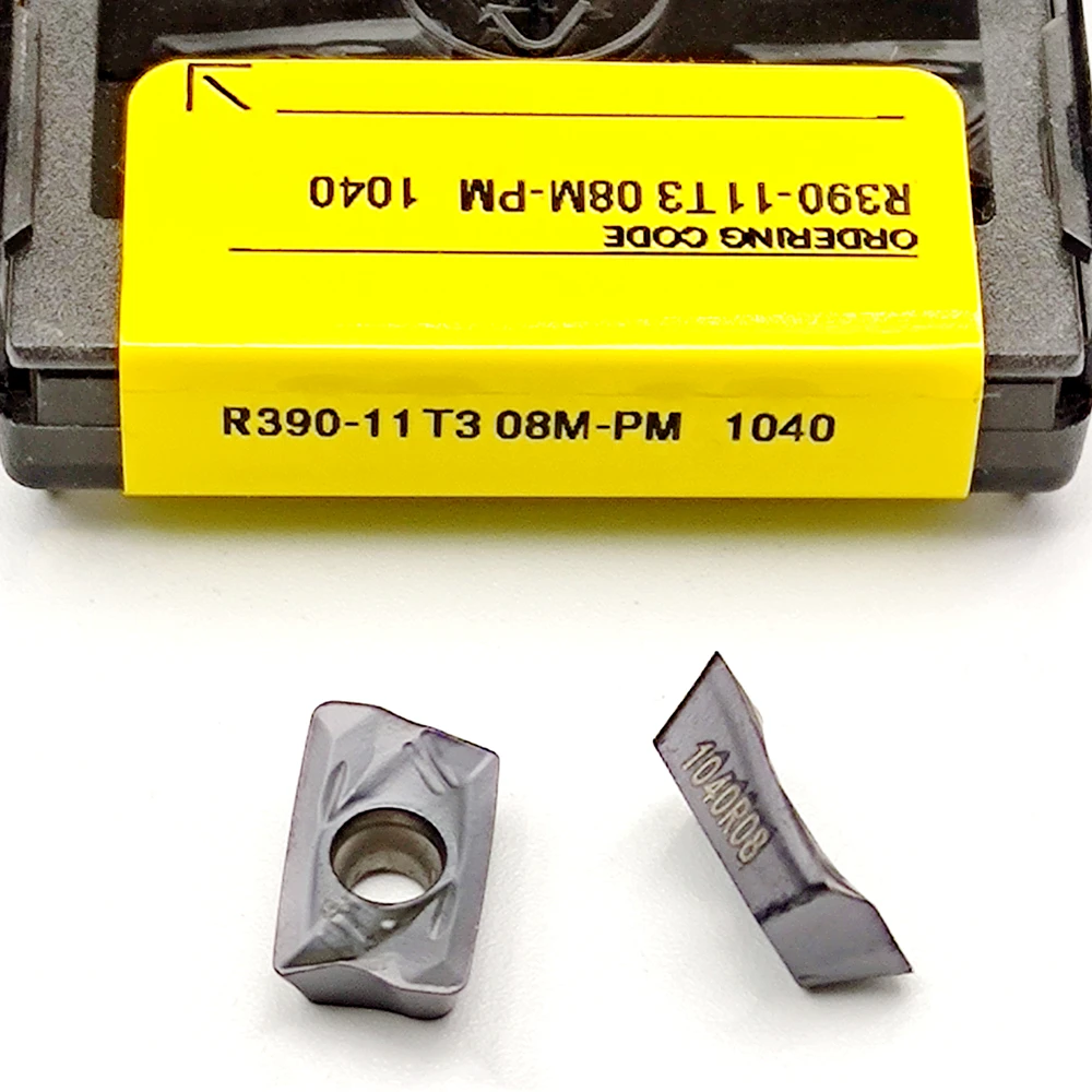 

New Box Original External Turning Tool R390-11T308 M-PM 1010 1130 1040 Carbide Insert Hard Alloy Blade Milling Cutter CNC R390
