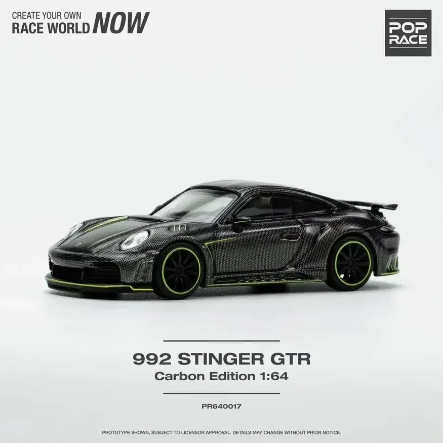 

POP RACE в наличии 1:64 Topcar Stinger, карбоновые литые модели автомобилей, игрушки