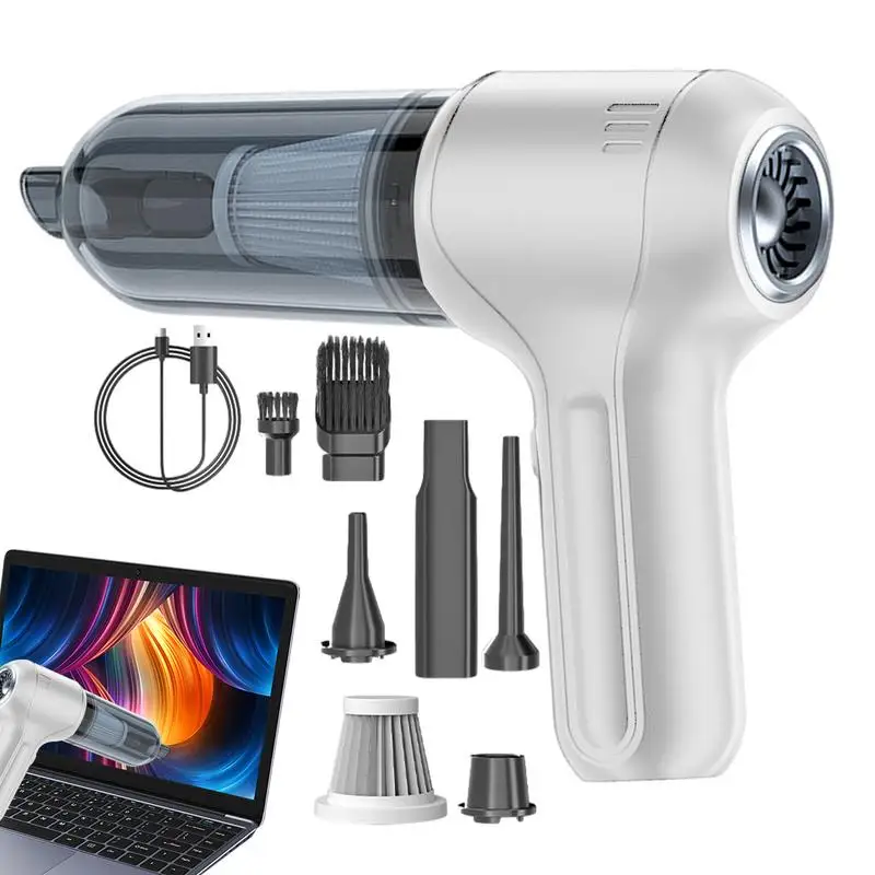 

12000Pa Car Vacuum Cleaner Powerful Cleaning Machine Strong Suction USB Handheld Car Home Appliance Portable Wireless Cleaner