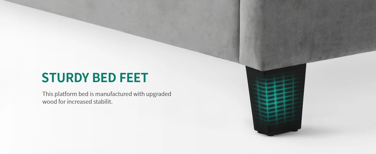 sturdy bed foot