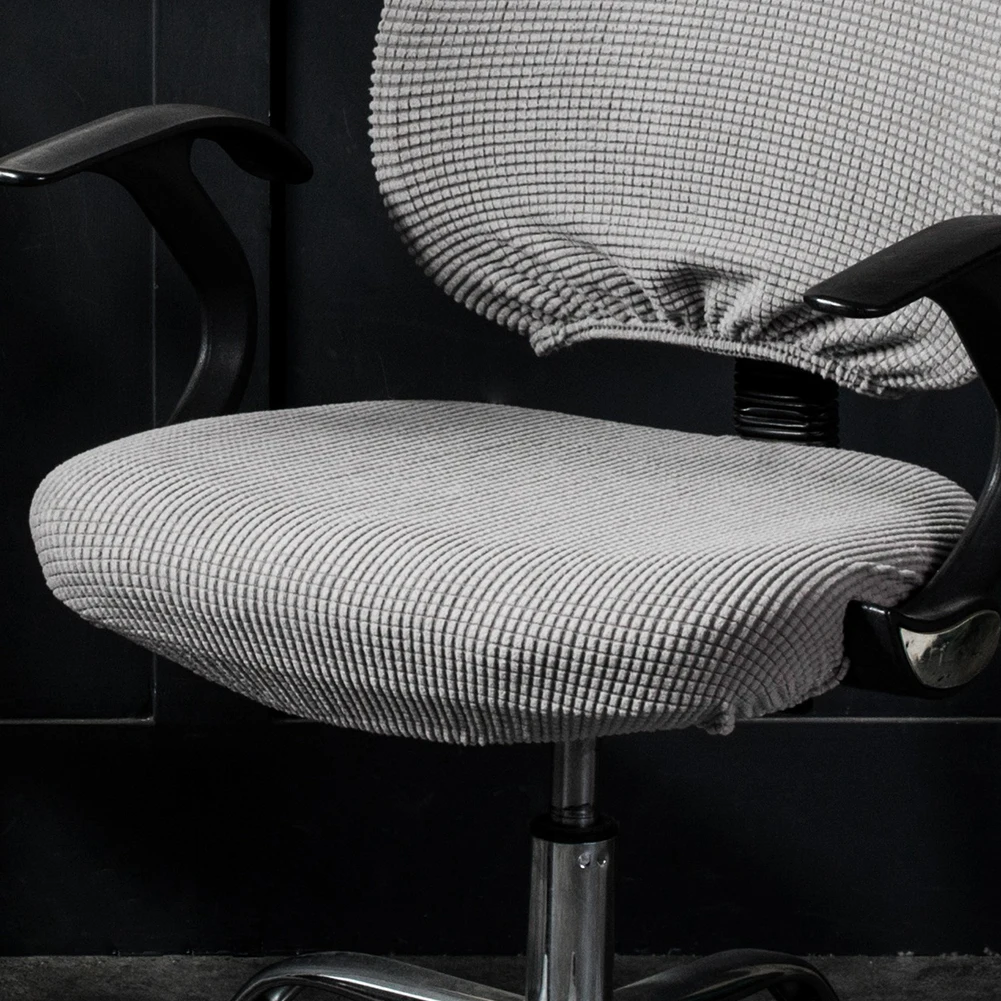 New 4 Colors Modern Spandex Computer Chair Cover 100% Polyester Elastic Fabric Office Chair Cover Easy Washable Removeable