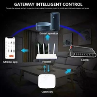 Ultra Thin Rail Smart Tuya Zigbee Dimmable Ceiling Surface Mount Magnetie Track Light Modern Magnet Flood Grille Spot LED Lamp 2