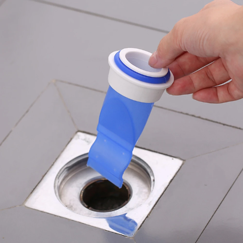 Deodorization  Silicone Sink Strainer Shower pipeline  Drain Anti-odor Backflow Filter Insect Control Odor Stopper Tool