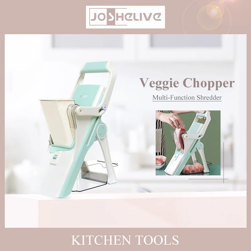 

Adjustable Mandoline Slicer Stainless Steel Vegetable Slicer Julienne Safe Vegetable Dicer Onion Carrot Slicer KC0420