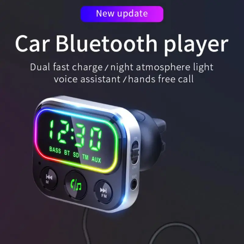 

Автомобильный MP3-плеер Bc79 с функцией быстрой зарядки и Bluetooth