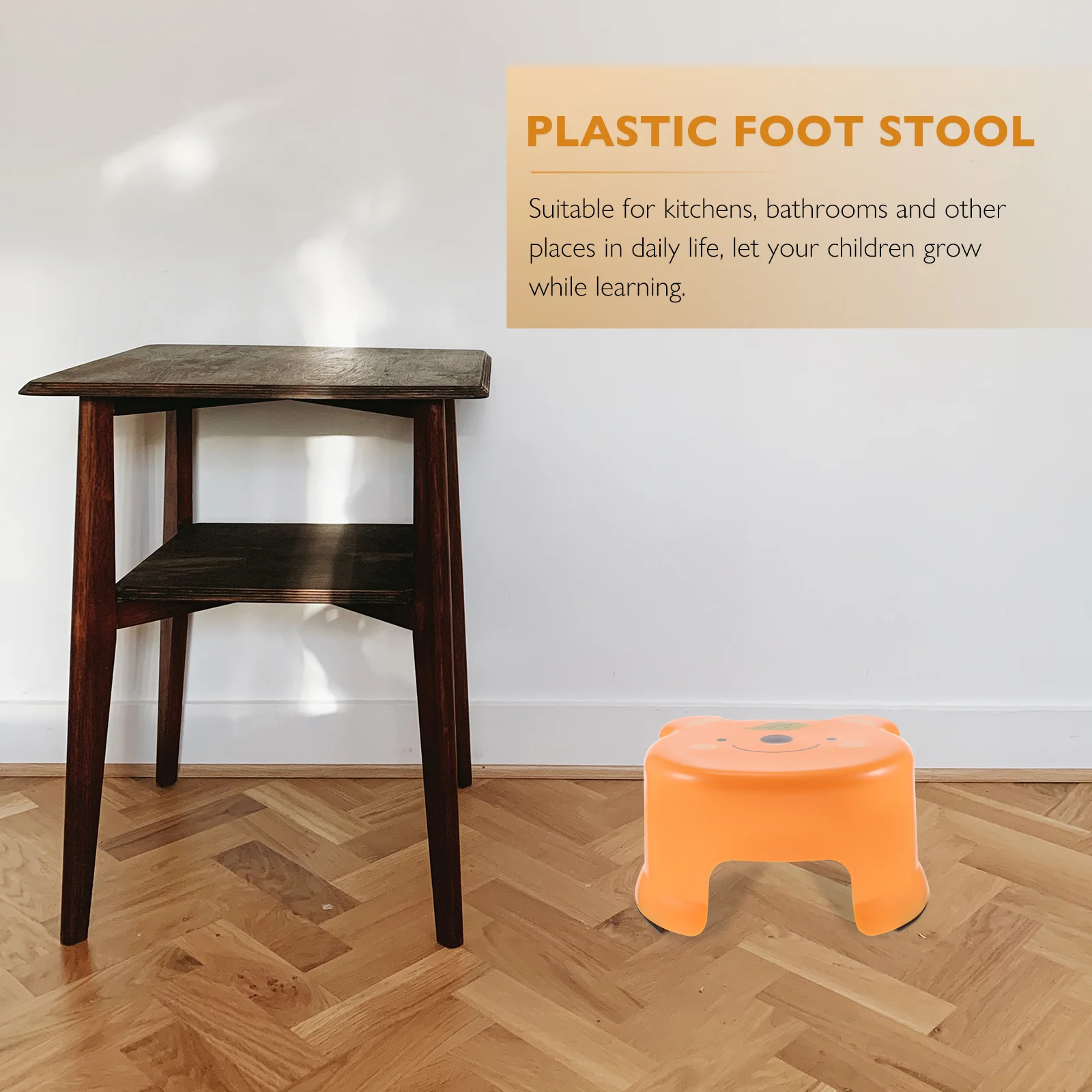 Foldable Non Slip Plastic Stool Kids Step Stools Children Bathroom Kitchen Furniture Safety Seat Childrens Stools