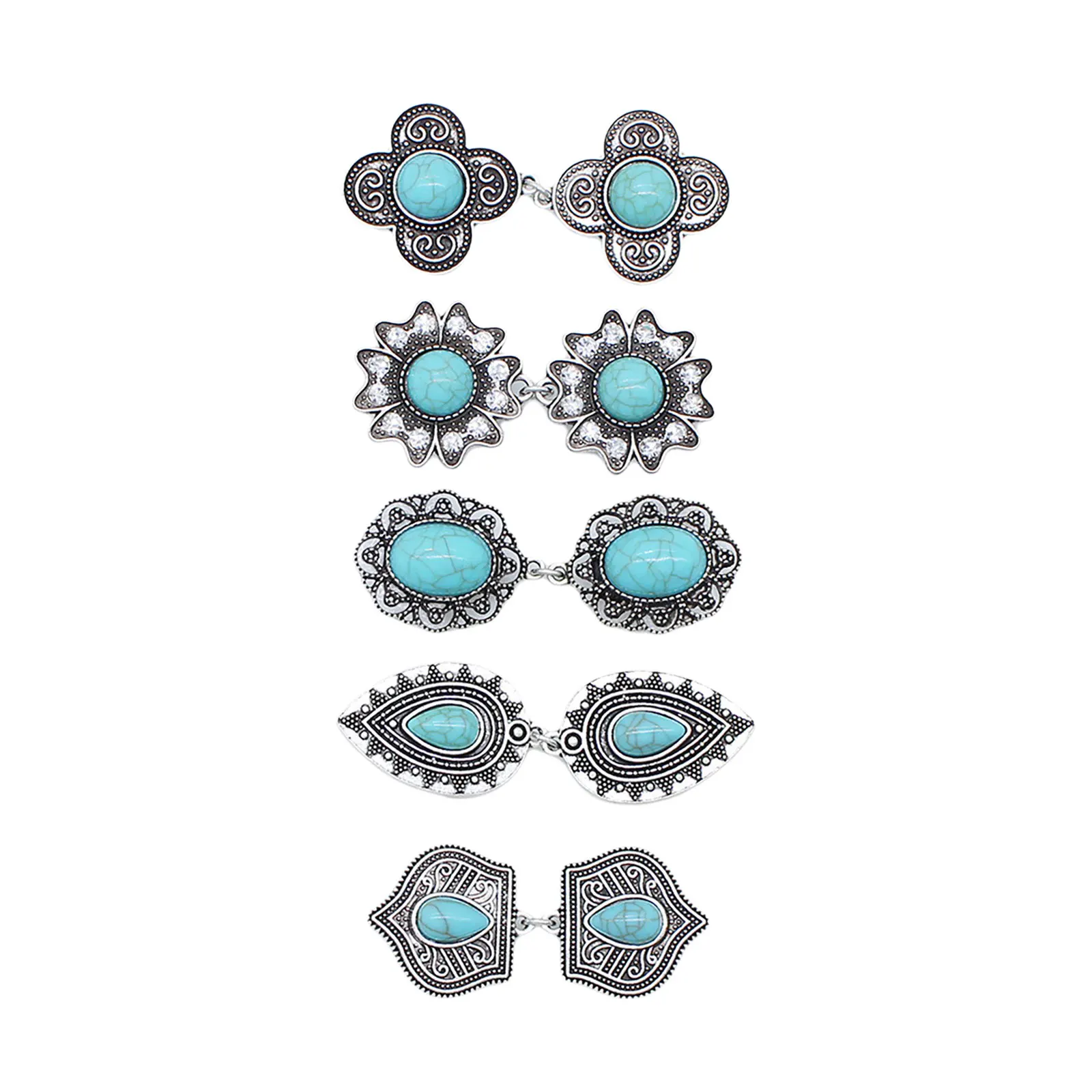 빈티지 스웨터 클립 셔츠 드레스 허리 조절 클립 가디건 숄 브로치 여성용 허리 장식