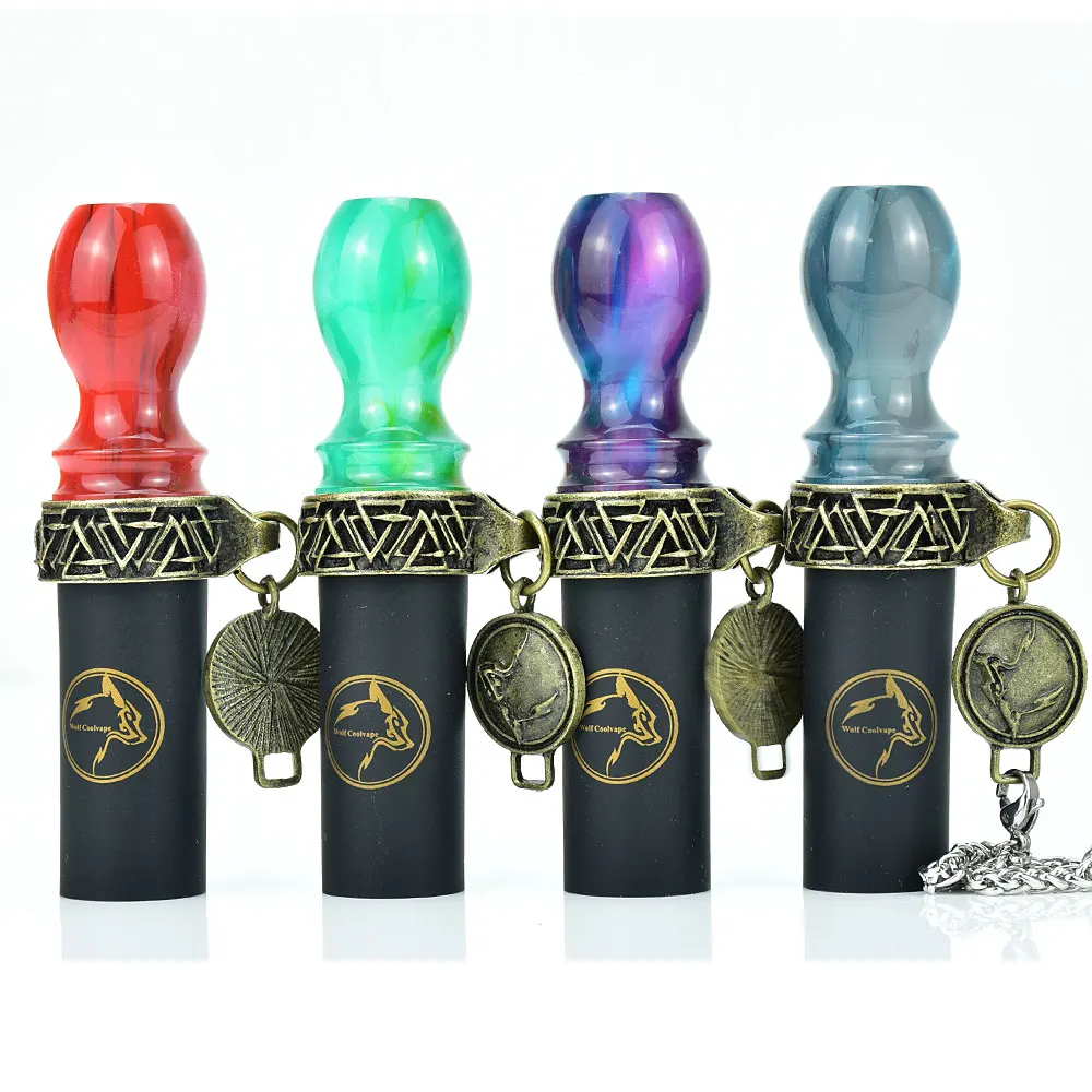 Resin Hookah Mouthpieces Shisha Water Pipe Accessories Hookah Sheesha Chicha Narguile Silicone Hang Rope Strap Mouth Tips