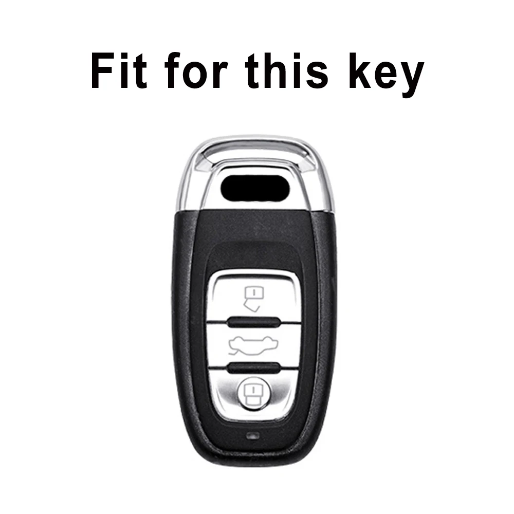 Premium Auto Keyless Protector Holder – Car Key Case Cover with Chain Ring Accessories