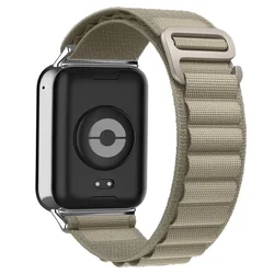 Adjustable Elastic Nylon Loop Strap - Smart Watchband Accessories for Redmi Watch 4 (Olive green)