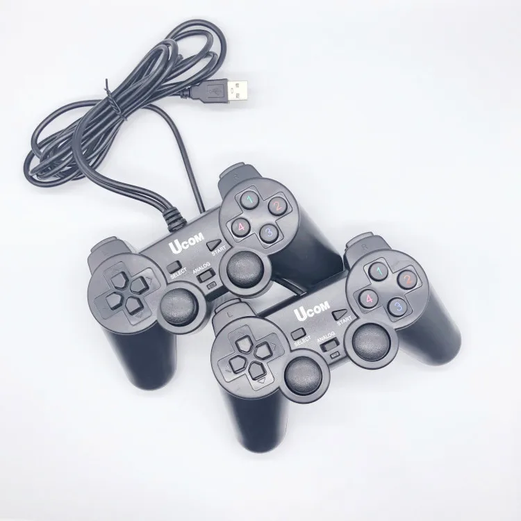 208 USB 有線ゲームコントローラー PC コンピュータゲームパッド