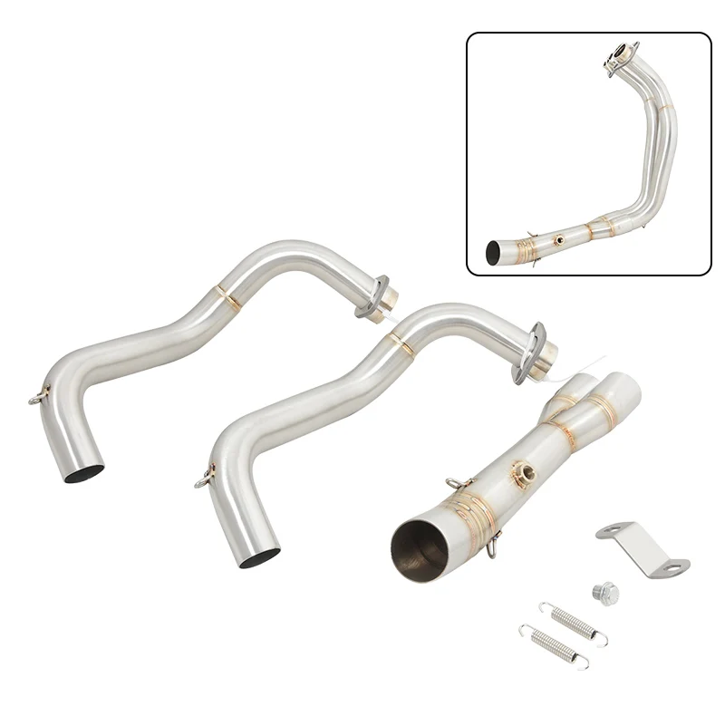 Slip On For Yamaha YZF R7 MT-07 FZ07 2021 2022 2023 Complete Motorcycle Exhaust System Front Link Pipe 51mm Muffler Moto Escape - Image 2