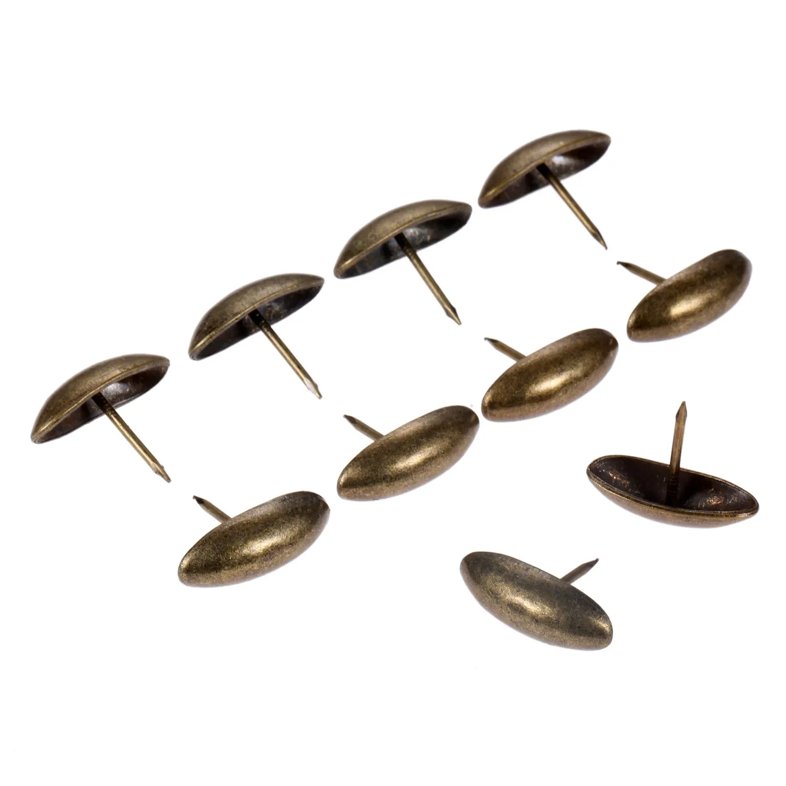 10Pc upholstery nail 30*25mm Retro Olive head upholstery nails Jewelry wooden box drum door sofa furniture decoration tack stud pushpin doornail